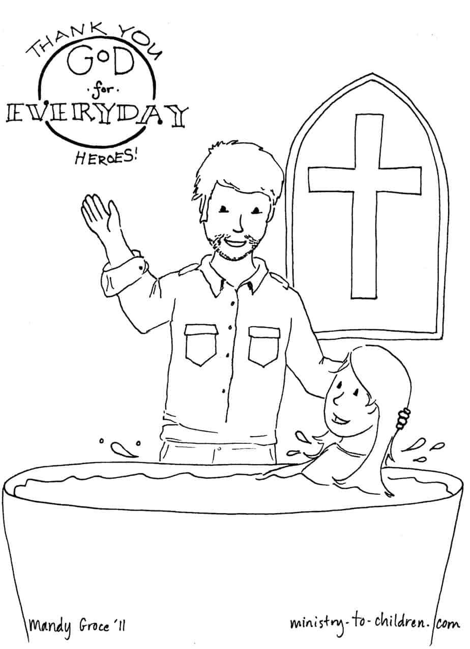 Everyday Heroes Coloring Book (FREE) 8-Page PDF Download - Sunday School Store 