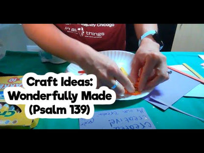 Fearfully & Wonderfully Made (Psalm 139) Printable Bible Lesson & Sunday School Activities