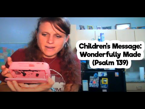 Fearfully & Wonderfully Made (Psalm 139) Printable Bible Lesson & Sund ...