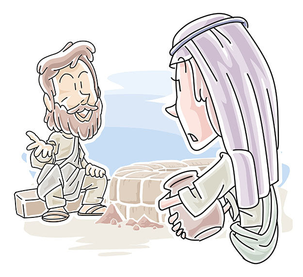 Jesus and the Woman at the Well (John 4) Printable Bible Lesson & Sund ...