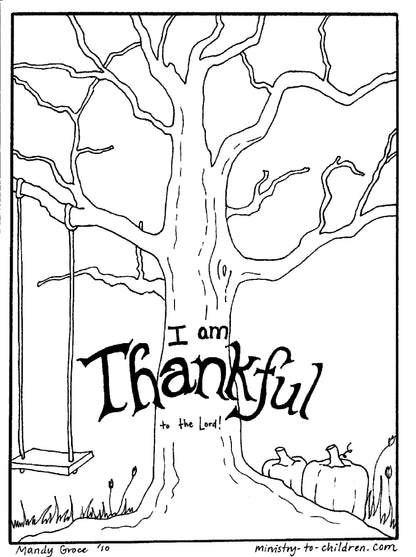 Thanksgiving Coloring Pages (FREE) 8-Page PDF Download - Sunday School Store 