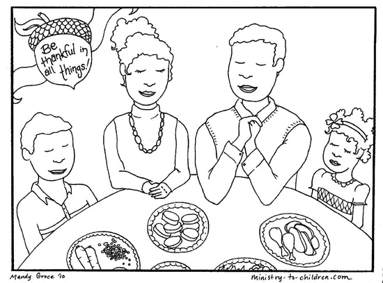 Thanksgiving Coloring Pages (FREE) 8-Page PDF Download – Sunday School Store